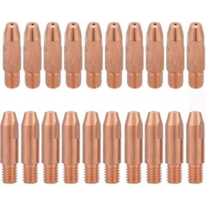 Pointes de contact YIRUKA en cuivre, lot de vingt pour torche MIG/MAG
