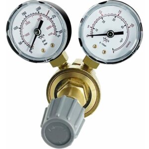 Réducteur de pression AHLSEN en laiton avec raccord pour gaz de protection
