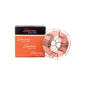 Bobine de fil MIG MAG acier SG2 cuivré, diamètre 1,0 mm, format 15 kg