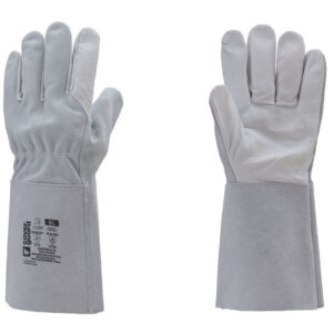 Gants de soudage Coverguard Euroweld 200 gris avec manchette en cuir