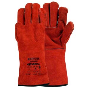 Gants de soudage Cofra en cuir croûte avec doublure en coton