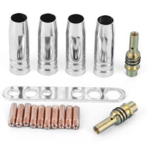Kit de buses Jeffergarden avec buses, embouts de contact et accessoires MIG/MAG