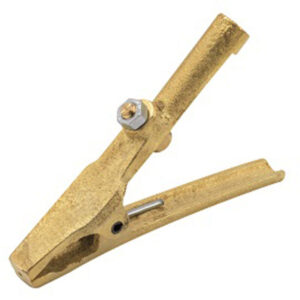 Pince de masse croco Binzel 513.0016 en laiton à mâchoire crantée