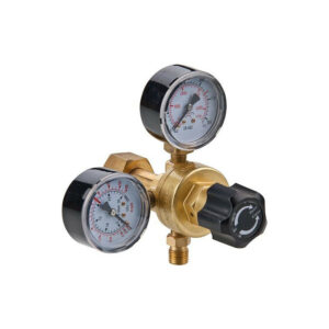 Réducteur EWO MIG/MAG avec deux manomètres pour soudage sous gaz de protection