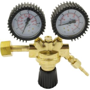 Réducteur JINFGERNE avec manomètre et débitmètre pour gaz de soudage
