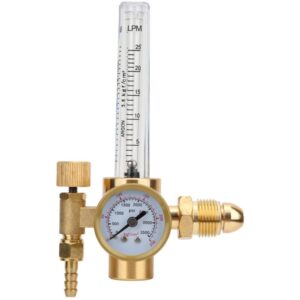 Régulateur de gaz argon en laiton avec manomètre et filetage mâle G5/8