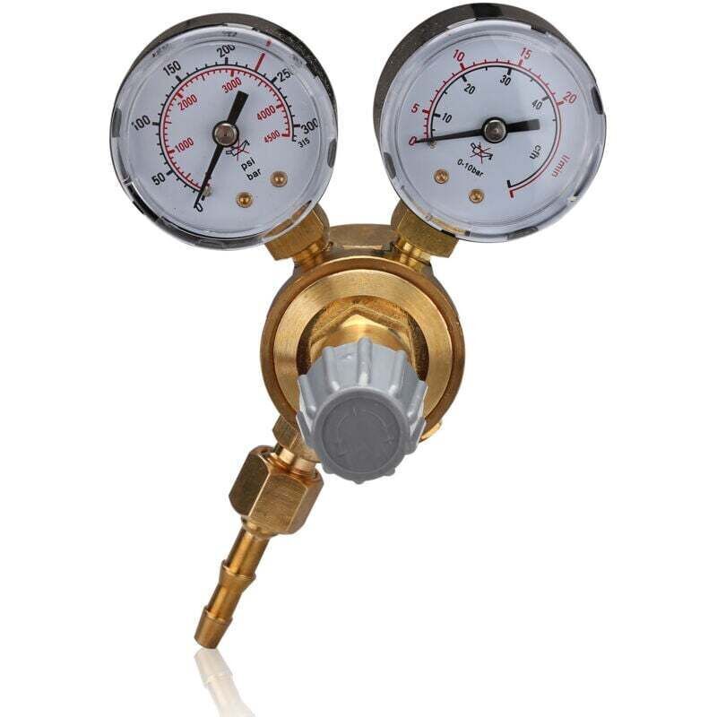 Régulateur COOCHEER ALOVZE MINI avec deux manomètres et bouton rotatif
