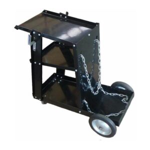 Chariot de soudure VARAN MOTORS WT002 métallique à trois étages et quatre roues